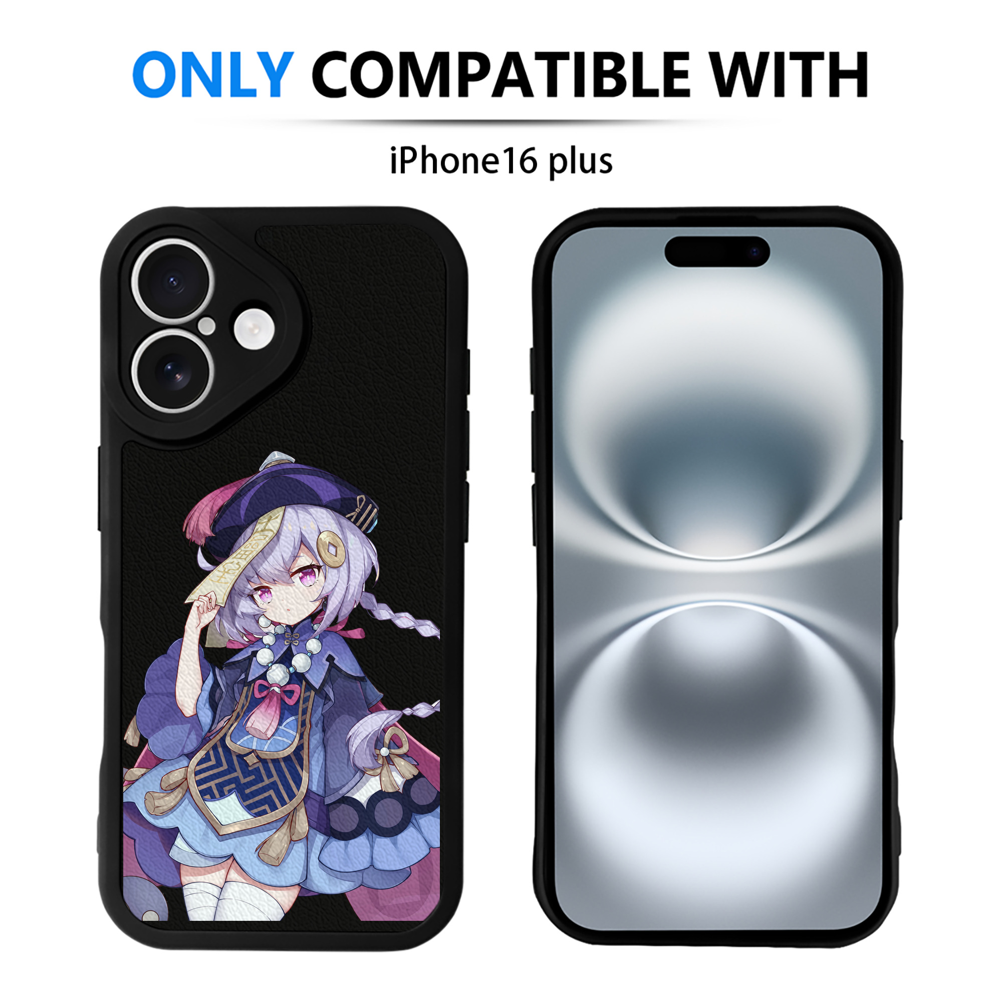 げんし神 七七 なな  genshin Nana 【iPhone 16シリーズ対応】シリコンスマホケース（レザー調） 材質：シリコン
